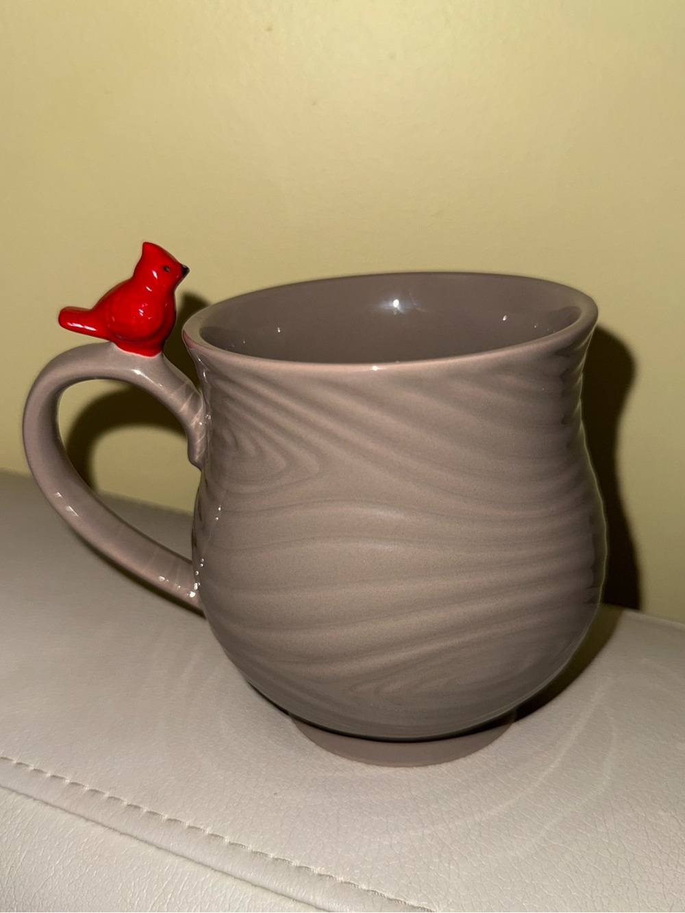 Temp-Tations Cream Ceramic Bowl with Subtle Ripples
